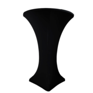 30" black tablecloths spandex