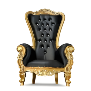 Sillas tipo trono para Rey y Reina